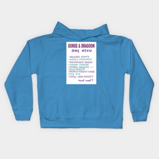 Pub Dog Menu designed by Cats Kids Hoodie